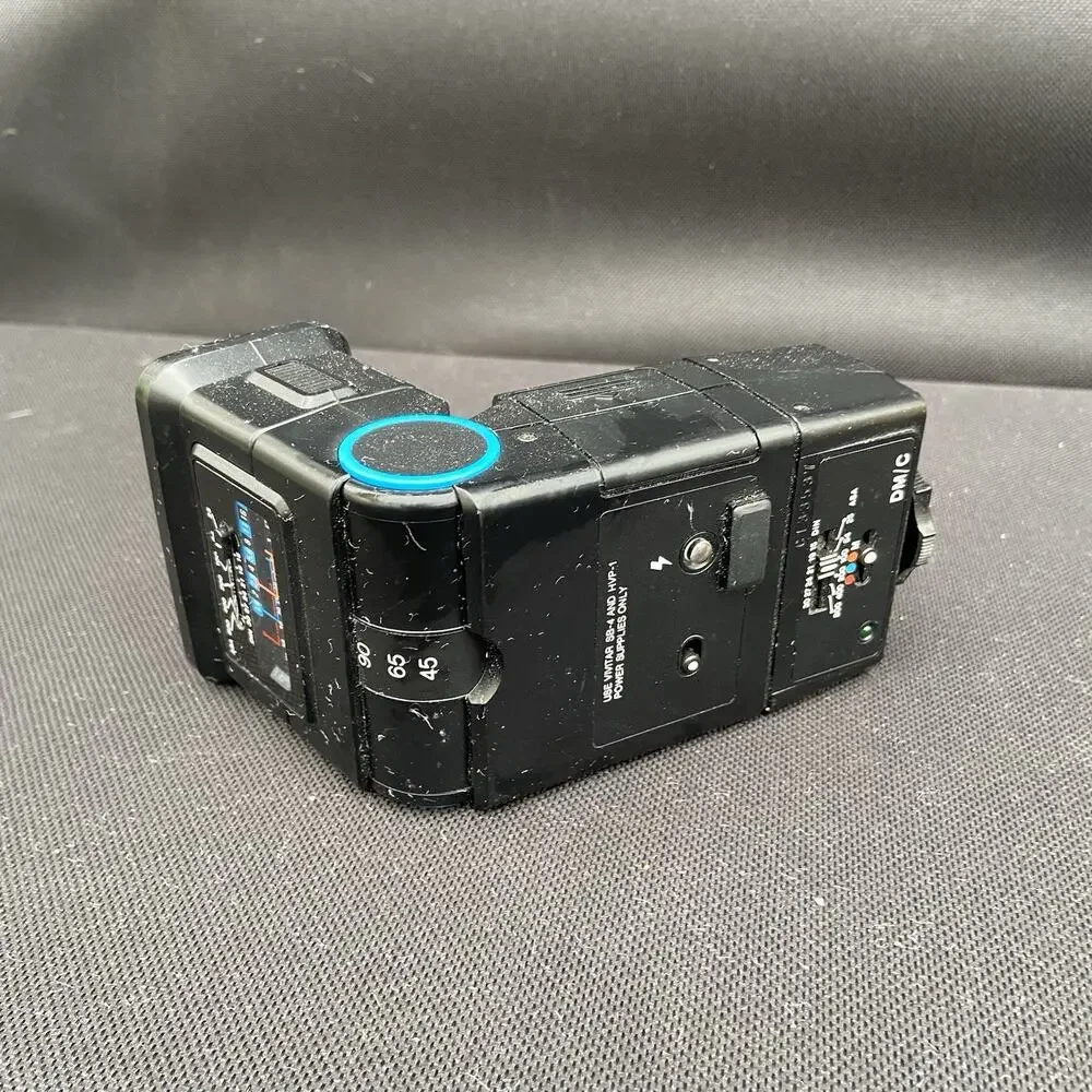 Vivitar Zoom Thyristor SMS 40D Vintage Camera Flash Unit Black